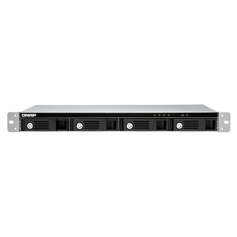 QNAP TR-004U array di dischi Nero, Grigio