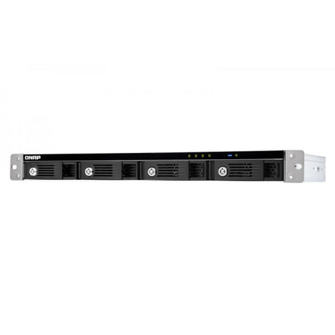 QNAP TR-004U array di dischi Nero, Grigio