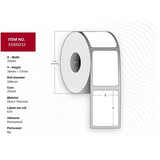 Capture 35000252 etichetta per stampante Bianco (Label 70x30x17 - Core 25. - Diameter 100mm, White. - Uncoated. DT. Permanent. 670 labels per roll. 4 rolls per box. Black Mark)