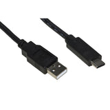 CAVO LINK USB TYPE-A - USB TYPE-C 1.8MT BLACK
