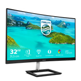 Philips E Line 325E1C/00 Monitor PC 80 cm [31.5] 2560 x 1440 Pixeles Quad HD LCD Nero (Philips E-line 325E1C - Monitor a LED - curvato - 32 [31.5 visualizzabile] - 2560 x 1440 QHD @ 75 Hz - VA - 250 cd