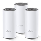 TP-LINK DECO E4 WIFI MESH SYSTEM AC1200 DUAL BAND 2 PORTE ETHERNET 100 MBP/S MODALITA ROUTER E ACCESS POINT PARENTAL CONTROL 3 PEZZI BIANCO