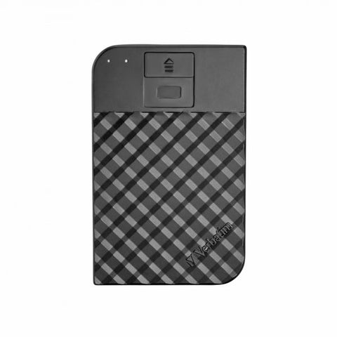 Verbatim Disco rígido portátil Fingerprint Secure de 2 TB (2TB Verbatim Fingerprint Secure 2.5 inch USB 3.0 256 AES Enc) 