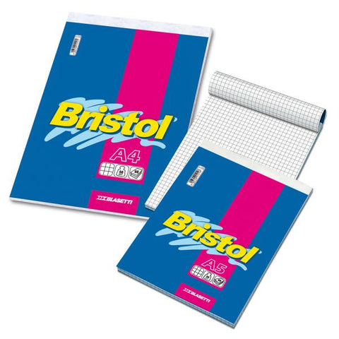 BLASETTI BRISTOL BLOCCHI A5 50 GR RIGHE 1R 60 FOGLI CONF 10 Pz.