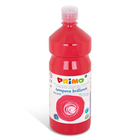 PRIMO TEMPERA PRIMI PASSI FLACONE DA 1000 ML COLORE VERMIGLIONE