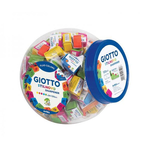 GIOTTO-FILA BOCCIA STILNOVO TEMPERA MATITE COL. ASSORTITI FLUO 120 Pz