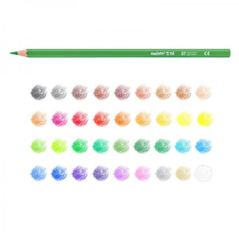 CARIOCA TITA PASTELLI 3 mm COLORI ASSORTITI CONF 36 Pz.