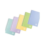 BLASETTI ONE COLOR PASTEL QUADERNO A4 80 GR QUADRETTI 4M FORATO COPERTINA IN PPL 80 FOGLI CONF 6 Pz.