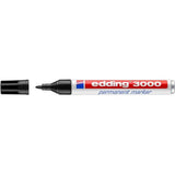 EDDING 3000 MARCATORE PERMANTE NERO PUNTA CONICA 1.50/3 mm CONF 10 Pz.