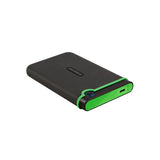 Transcend StoreJet 25M3C disco rigido esterno 2000 GB Nero, Verde