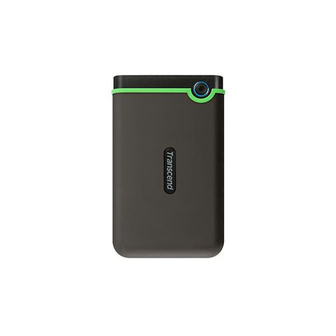 Transcend StoreJet 25M3C disco rigido esterno 2000 GB Nero, Verde