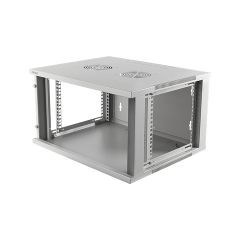 Deltaco 19-5406W rack 6U Da parete Bianco (DELTACO 19-5406W kabinet - 6U)