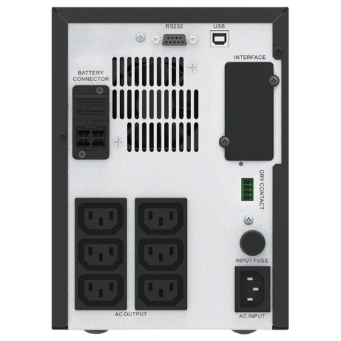 APC Easy UPS SMV gruppo di continuit [UPS] A linea interattiva 1,5 kVA 1050 W 6 presa[e] AC (APC Easy UPS SMV SMV1500CAI - UPS - 10)
