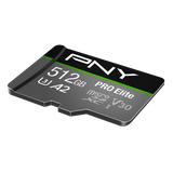 PNY PRO Elite microSDXC 512GB memoria flash Classe 10