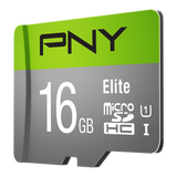 PNY ELITE 16GB MICRO SDHC CLASSE 10 UHS-I