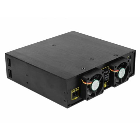 DeLOCK 47233 pannello drive bay Nero