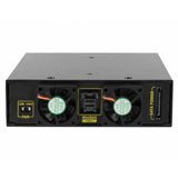 DeLOCK 47233 pannello drive bay Nero