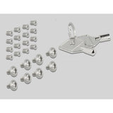 DeLOCK 47233 pannello drive bay Nero