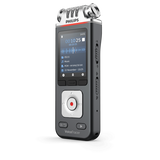 Philips Voice Tracer DVT7110/00 dittafono Flash card Antracite, Cromo