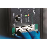 DIGITUS SWITCH INDUSTRIALE 8 PORTE GIGABIT POE+ SWITCH CON 2 X SFP UPLINK IEEE802.3AF/AT DIN RAIL INTERVALLO DI VELOCITA ESTESO