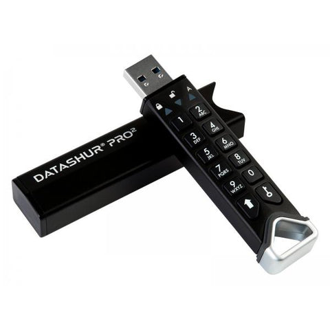 iStorage datAshur PRO2 unità flash USB 8 GB USB tipo A 3.2 Gen 2 (3.1 Gen 2) Nero