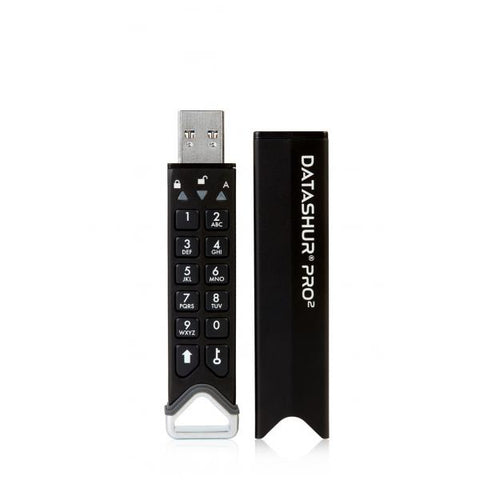 iStorage datAshur PRO2 unità flash USB 64 GB USB tipo A 3.2 Gen 1 (3.1 Gen 1) Nero