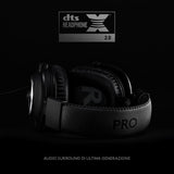 Logitech G PRO X Gaming Headset Auricolare Cablato A Padiglione Giocare Nero