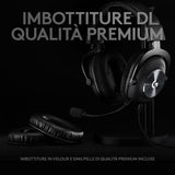 Logitech G PRO X Gaming Headset Auricolare Cablato A Padiglione Giocare Nero