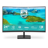 Monitor Philips E Line 241E1SCA/00 para PC, 59,9 cm [23,6 pulgadas], 1920 x 1080 píxeles, Full HD, LCD, negro (Philips E-line 241E1SCA - Monitor a LED - curvato - 24 [23,6 visualizzabile] - 1920 x 1080 Full HD [1080p] @ 7