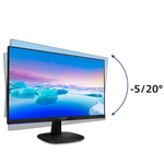 MONITOR PHILIPS 27" LED IPS FORMATO 16:9 CONTRASTO 1.000:1 1xVGA 1xHDMI 1xDVI BLACK ITALIA 273V7QDSB/00