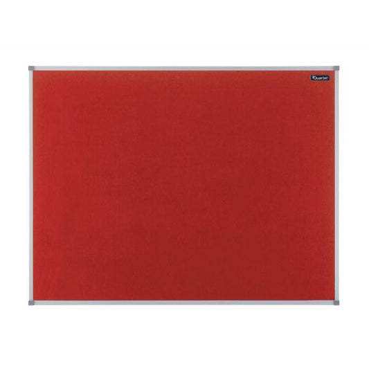 Nobo Basic Bacheca fissa Rosso Feltro (Nobo Essence Felt Notice Board Red 1200x900mm - 1904067 DD)
