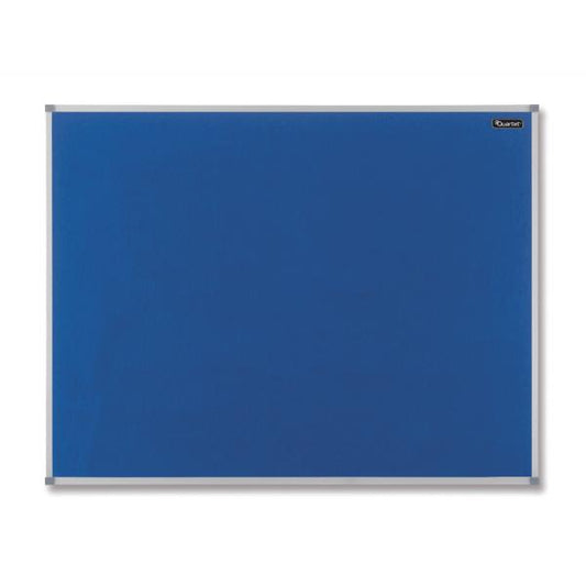Nobo Basic Bacheca fissa Blu Feltro (Nobo Felt Notice Board Aluminium Trim 1200x900mm Blue DD)