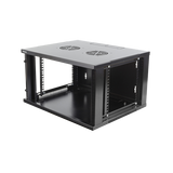 Deltaco 19-5406B rack 6U Da parete Nero (DELTACO 19-5406B - kabinet - 6U)