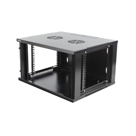Deltaco 19-5406B rack 6U Da parete Nero (DELTACO 19-5406B - kabinet - 6U)