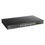 D-LINK DGS-1250-28XMP SWITCH DI RETE GESTITO L3 24 x 10/100/1000 (PoE) + 4 x 10 Gigabit SFP+ PoE (370 W)