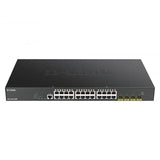 D-LINK DGS-1250-28XMP SWITCH DI RETE GESTITO L3 24 x 10/100/1000 (PoE) + 4 x 10 Gigabit SFP+ PoE (370 W)