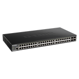 D-Link DGS-1250-52X switch di rete Gestito L3 Gigabit Ethernet (10/100/1000) Nero