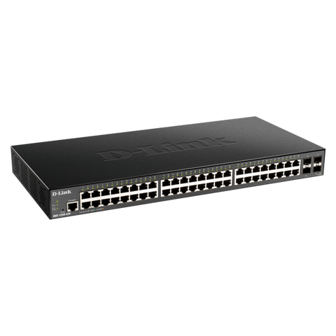 D-Link DGS-1250-52X switch di rete Gestito L3 Gigabit Ethernet (10/100/1000) Nero