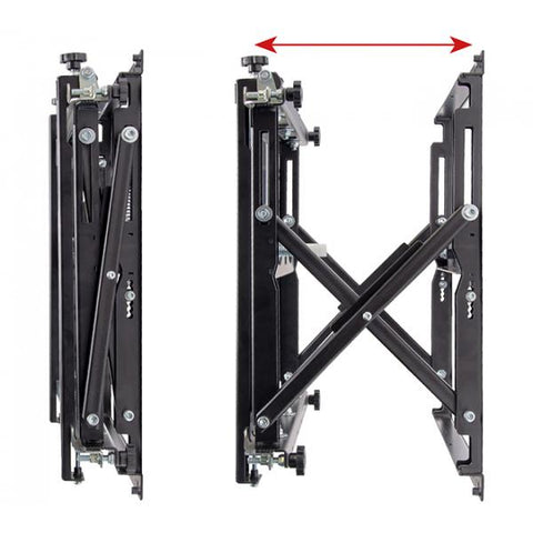 B-Tech BT8310XL 3,05 m [120] Nero (BT8310XL - Heavy Duty Pop-Out Flat Screen Wall Mount with Quick Lock Push System - Black)