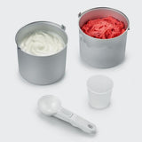 Severin EZ 7406 macchina per gelato Gelatiera compressore 2 L 180 W Acciaio inossidabile