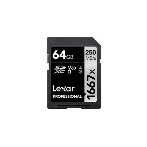 Lexar SDXC, 64 GB memoria flash Classe 10 UHS-II