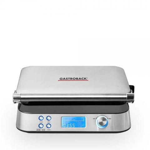 Gastroback Advanced Control 2 waffle 1600 W Nero, Argento