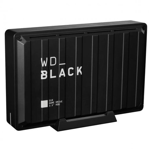 Western Digital D10 disco rigido esterno 8 TB 7200 Giri/min 3.2 Gen 2 [3.1 Gen 2] Nero, Bianco (WESTERN DIGITAL HDD 8TB 7.2K,USB 3.2 GEN1 EXTERNAL)