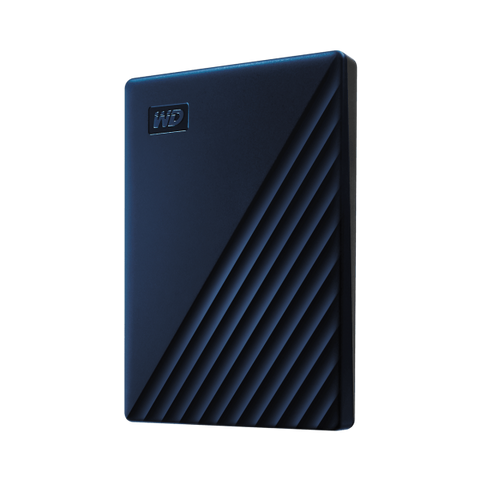 Western Digital My Passport for Mac disco rigido esterno 2 TB USB Type-A / USB Type-C 3.2 Gen 1 [3.1 Gen 1] Blu (WD My Passport for Mac WDBA2D0020BBL - Hard drive - encrypted - 2 TB - external [porta