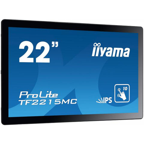 iiyama ProLite TF2215MC-B2 Monitor PC 54,6 cm [21.5] 1920 x 1080 Pixel Full HD LED Touch screen Multi utente Nero (iiyama ProLite TF2215MC-B2 - LED-Sk?rm)