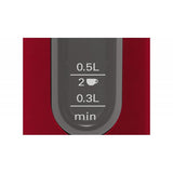 Bosch TWK4P434 bollitore elettrico 1,7 L 2400 W Nero, Rosso