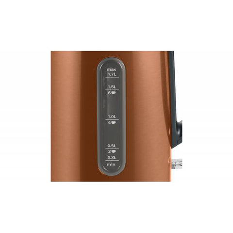 Bosch TWK4P439 bollitore elettrico 1,7 L Nero, Oro 2400 W