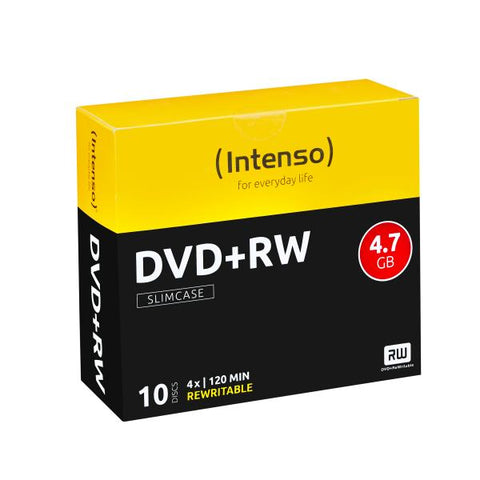 INTENSO 4211632 DISCO VERGINE DVD+RW 4.7GB 4X SLIM CASE 10PZ