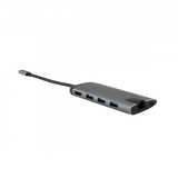 VERBATIM HUB USB-C MULTIPORTA USB 3.1 U 3x 3.0 -HDMI-CARD/RJ45 GIGABIT