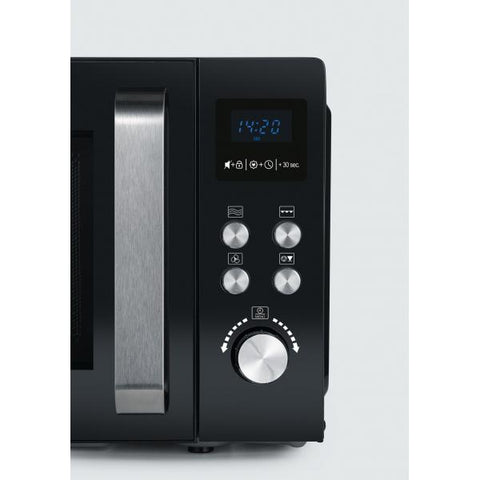 Severin MW 7752 Superficie piana Microonde combinato 25 L 900 W Nero, Acciaio inossidabile